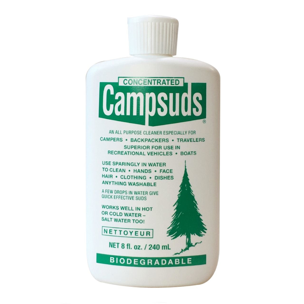 NETTOYANT TOUT USAGE CONCENTRÉ EN BOUTEILLE - PLEIN AIR CAMPING ET SURVIE - DÉTERGENTS