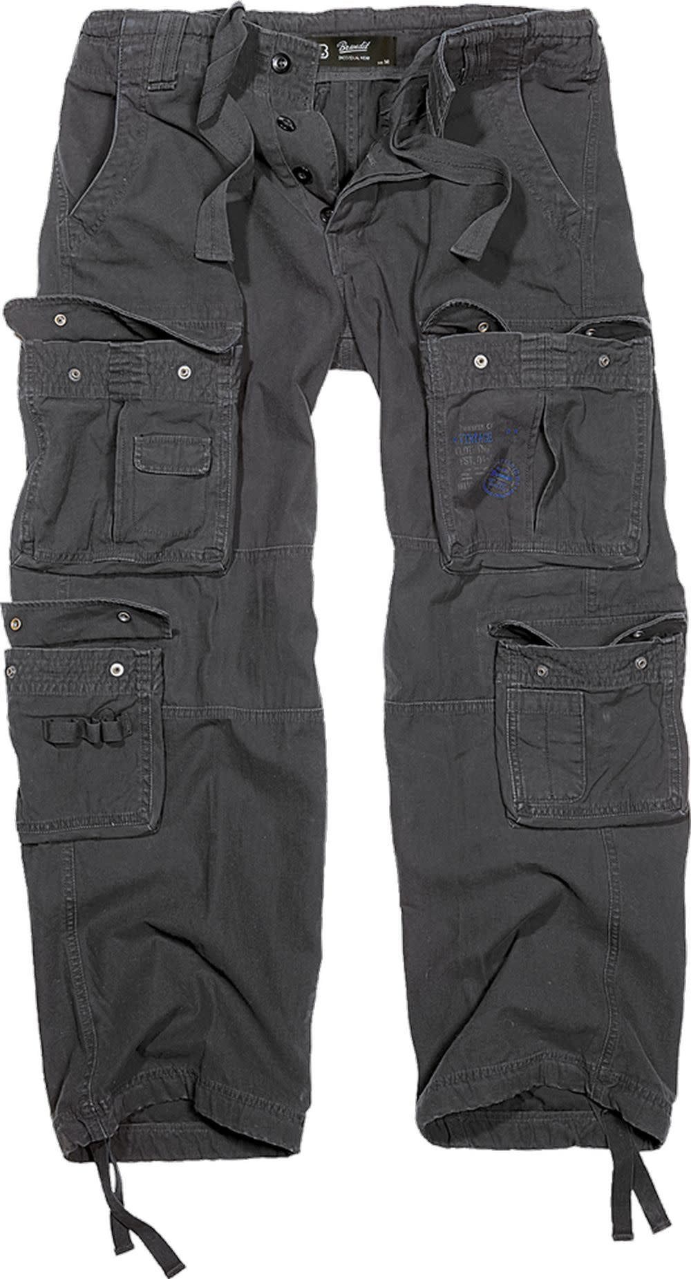 PANTALON CARGO STYLE AUTHENTIQUE BRANDIT - NOIR / SMALL - VÊTEMENTS - PANTALONS MILITAIRES ET COMBATS