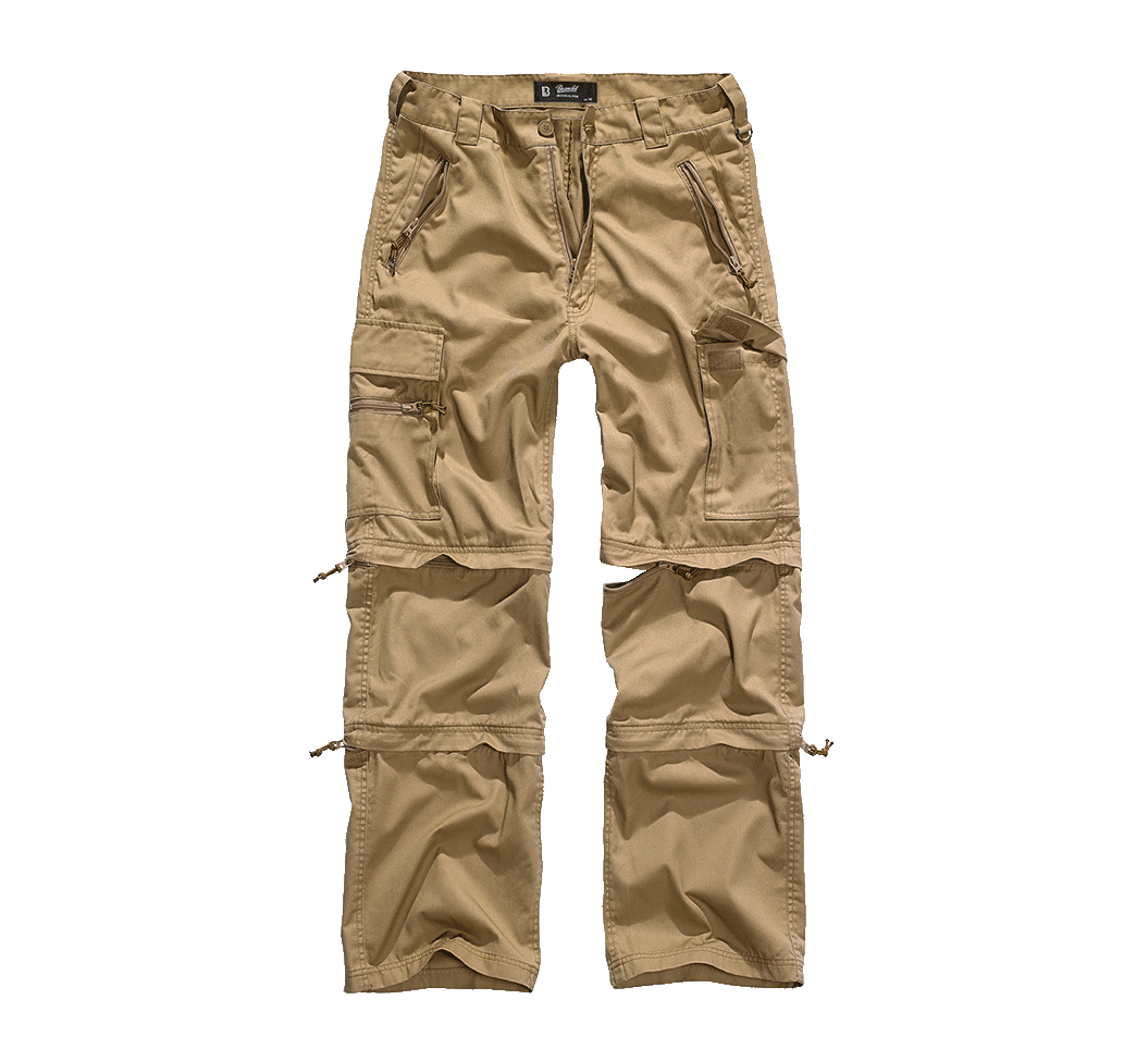 PANTALON CONVERTIBLE BRANDIT - BEIGE / SMALL - VÊTEMENTS - PANTALONS MILITAIRES ET COMBATS