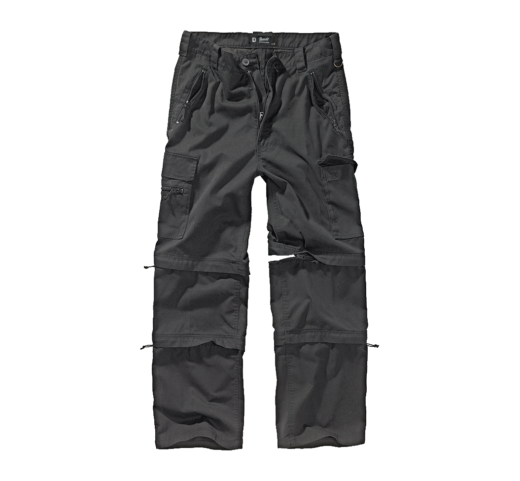 PANTALON CONVERTIBLE BRANDIT - NOIR / SMALL - VÊTEMENTS - PANTALONS MILITAIRES ET COMBATS