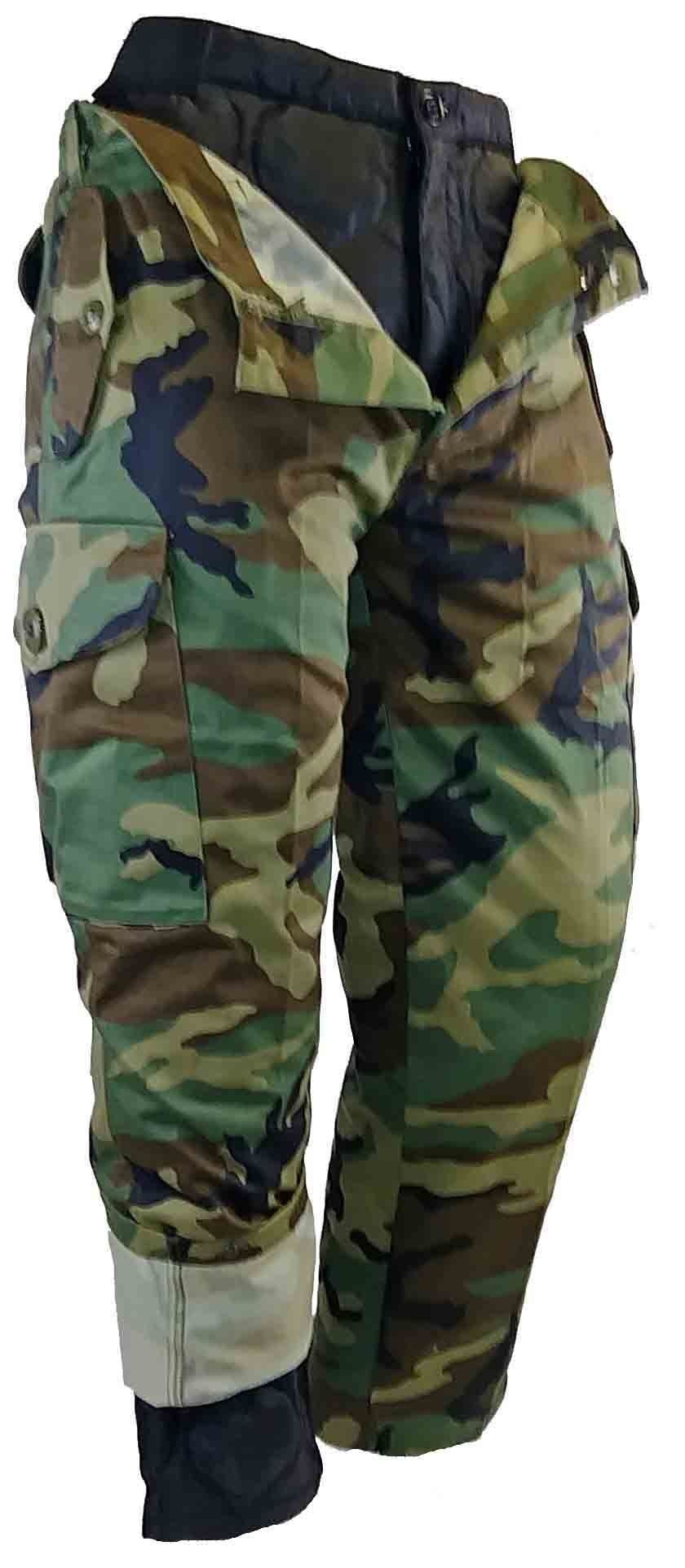 PANTALON DE COMBAT STYLE CANADIEN AVEC DOUBLURE AMOVIBLE - CAMO VERT / 42 - VÊTEMENTS - PANTALONS DOUBLÉS