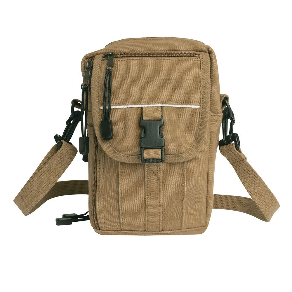 POCHETTE EN CANVAS ÉPAIS POUR PASSEPORT - SACS ET RANGEMENT - SACS BANDOUILÈRE
