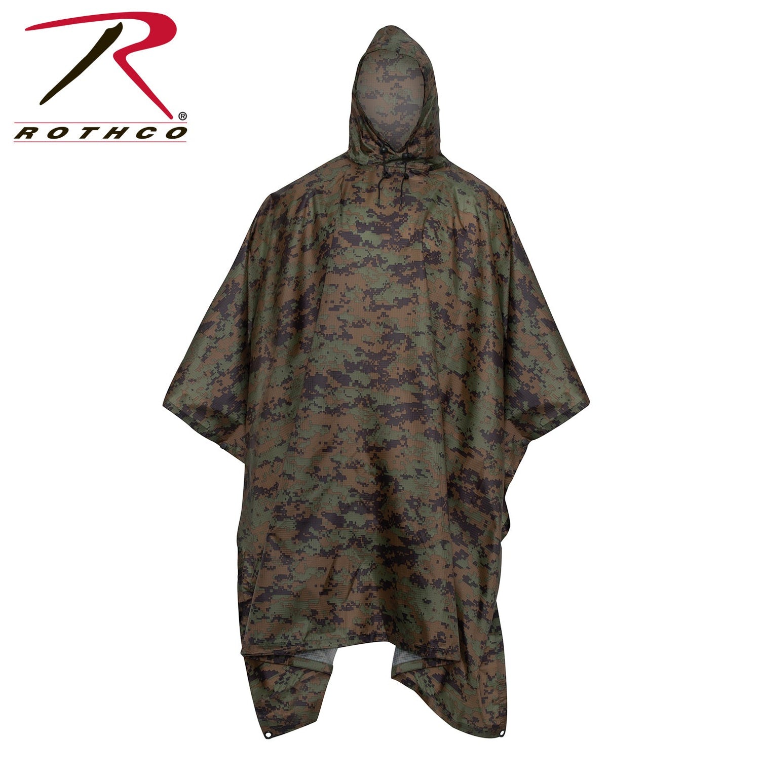 PONCHO ’RIP-STOP’ TYPE MILITAIRE G.I. - VÊTEMENTS - IMPERMÉABLES ET PONCHOS
