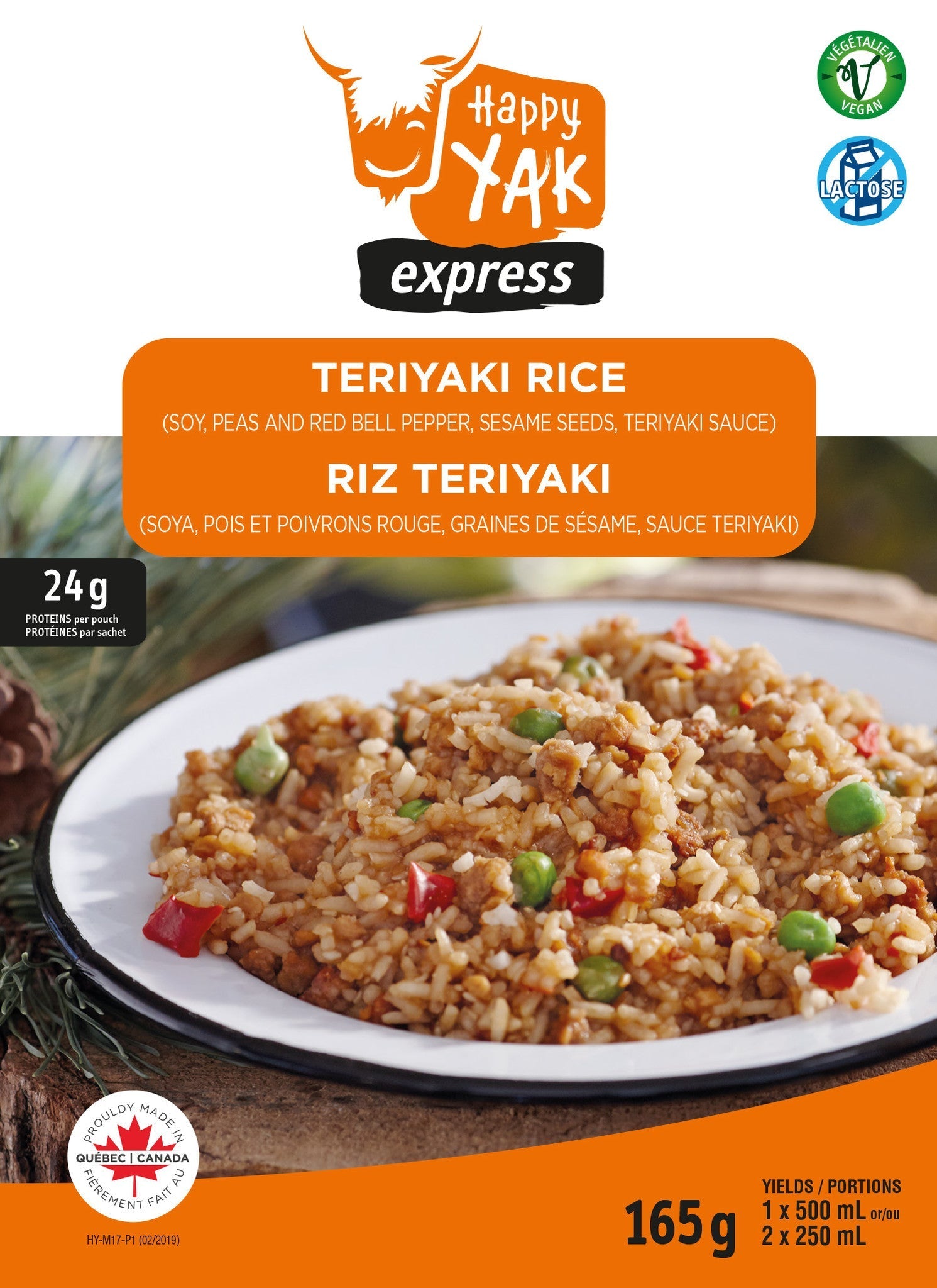 RIZ TERIYAKI HAPPY YAK - PLEIN AIR CAMPING ET SURVIE - NOURRITURE