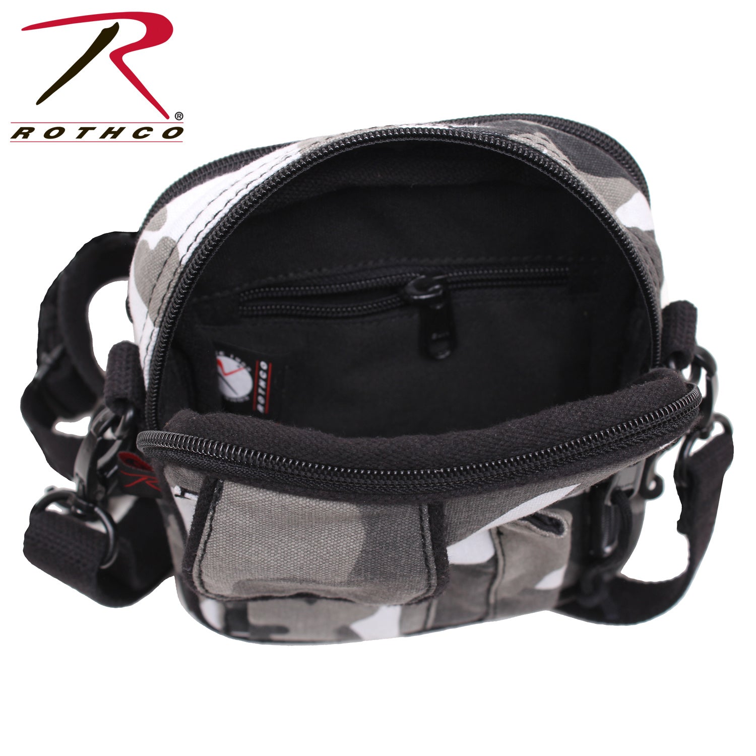 SAC À BANDOULIÈRE D’EXCURSION ORGANISATEUR - CAMO ORANGE - SACS ET RANGEMENT - SACS BANDOUILÈRE