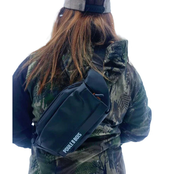 SAC BANDOUILLÈRE NOIR POULE DES BOIS - SACS ET RANGEMENT - SACS BANDOUILÈRE