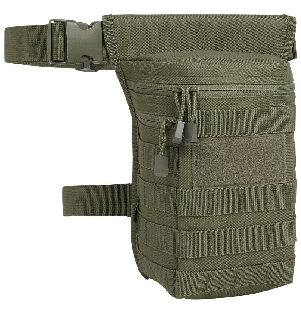 SAC DE TAILLE ET CUISSE MOLLE BRANDIT - VERT OLIVE - SACS ET RANGEMENT - SACS POUR CUISSE