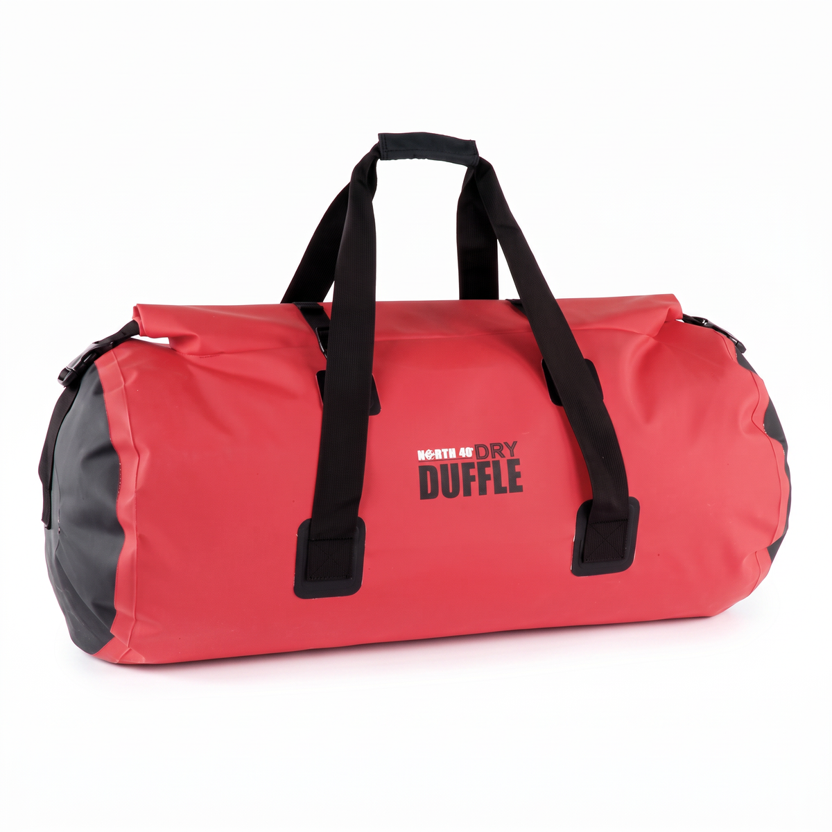 SAC DE VOYAGE ÉTANCHE NORTH 49 ROUGE ET NOIR 75 LITRES - SACS ÉTANCHE
