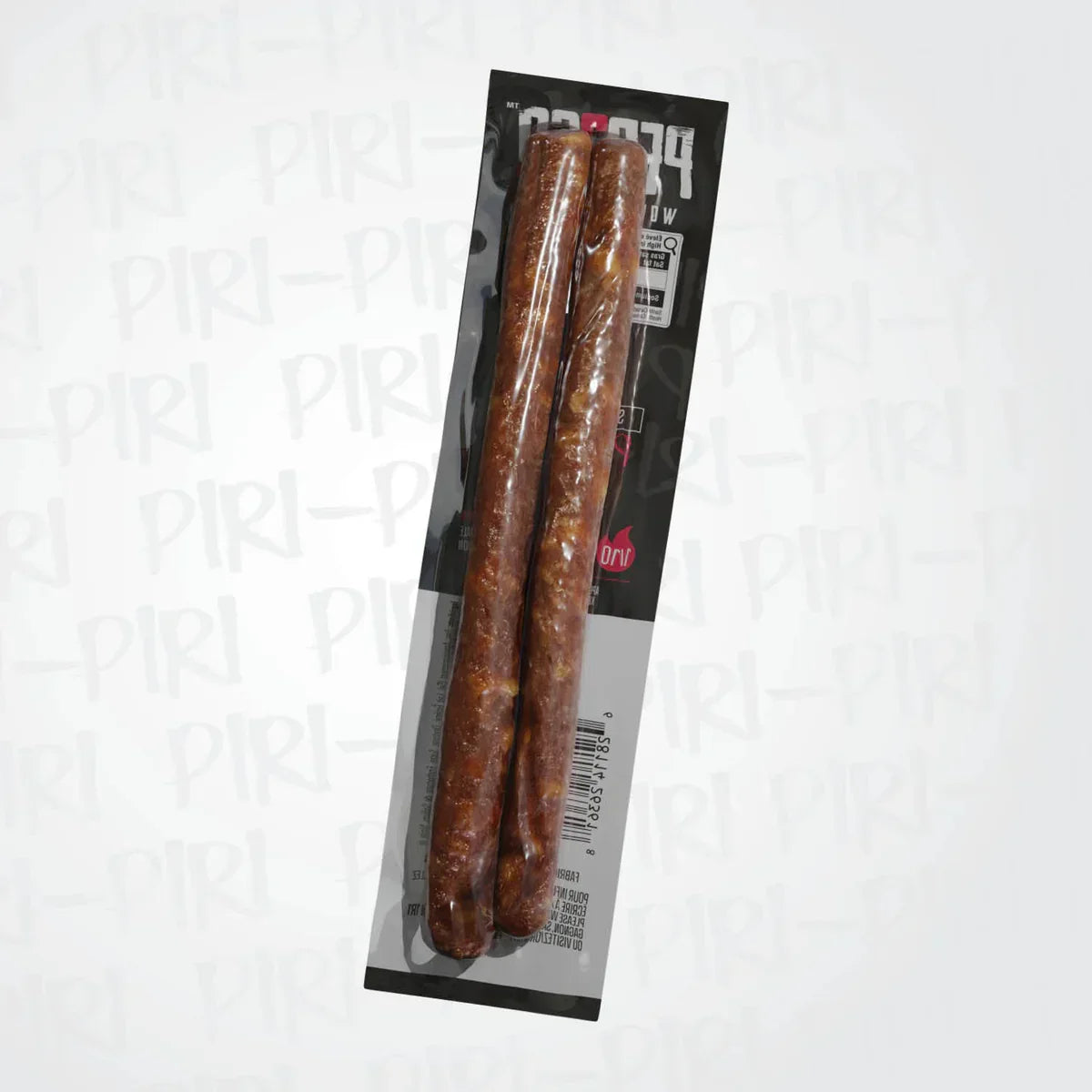SAUCISSON SEC PEP2GO PIRI-PIRI - PLEIN AIR CAMPING ET SURVIE - NOURRITURE