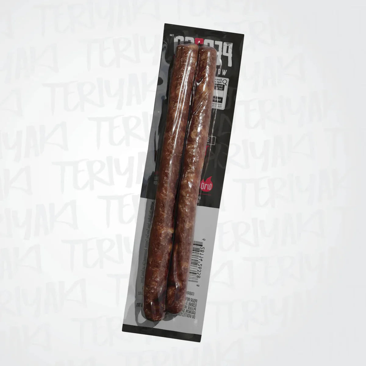 SAUCISSON SEC PEP2GO TERIYAKI - PLEIN AIR CAMPING ET SURVIE - NOURRITURE