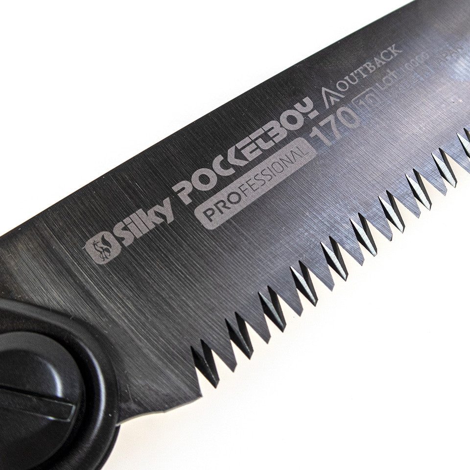 SCIE PLIANTE POCKETBOY 170MM SILKY SAWS PROFESSIONNELLE ÉDITION OUTBACK - COUTEAUX ET OUTILS - SCIES