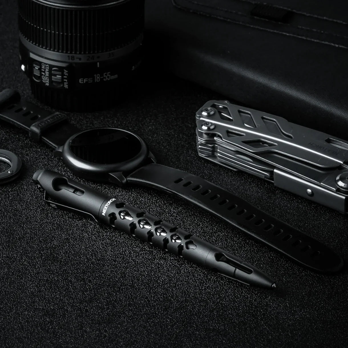 STYLO TACTIQUE AVEC POINTE EN TUNGSTÈNE NEXTORCH - COUTEAUX ET OUTILS - STYLOS TACTIQUES