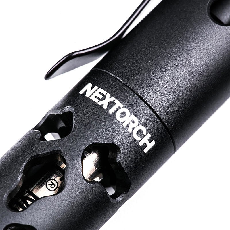 STYLO TACTIQUE AVEC POINTE EN TUNGSTÈNE NEXTORCH - COUTEAUX ET OUTILS - STYLOS TACTIQUES