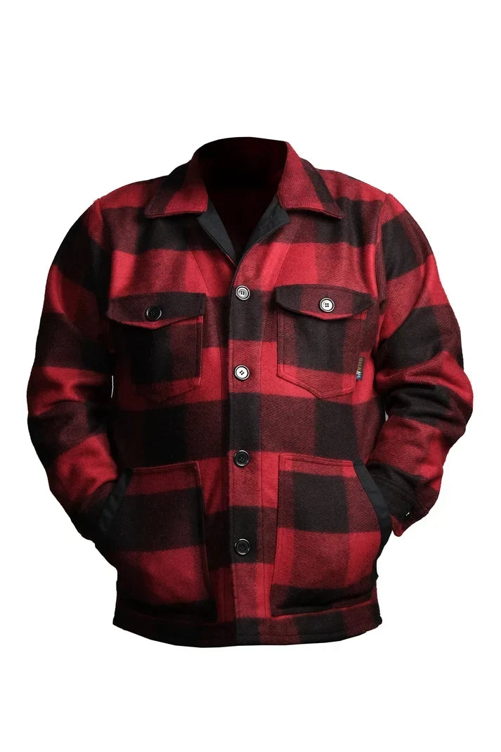 SURCHEMISE EN LAINE BUFFALO BOREAL MOUNTAIN ANORAKS - MANTEAUX ET VESTES