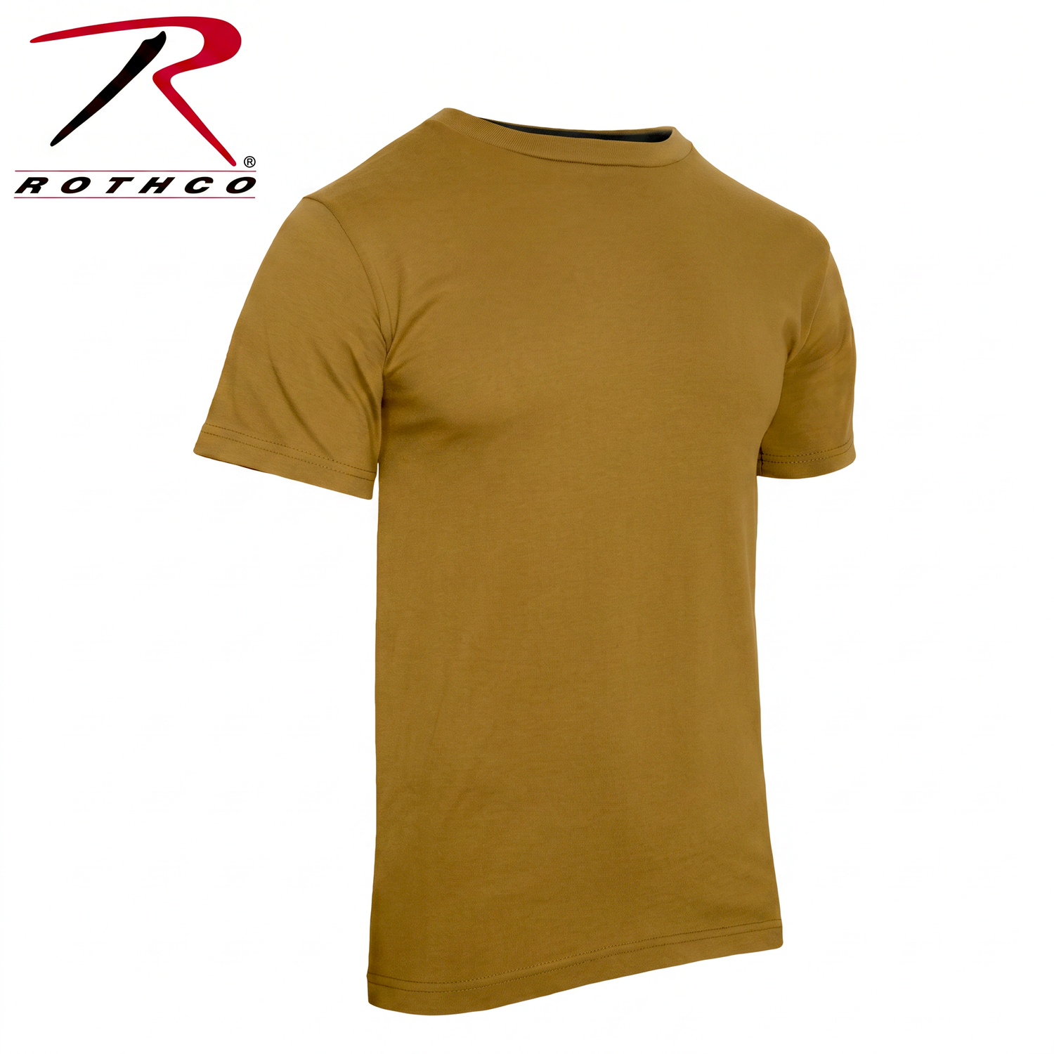 T-SHIRT 100% COTON - BRUN / 2X-LARGE - T-SHIRTS