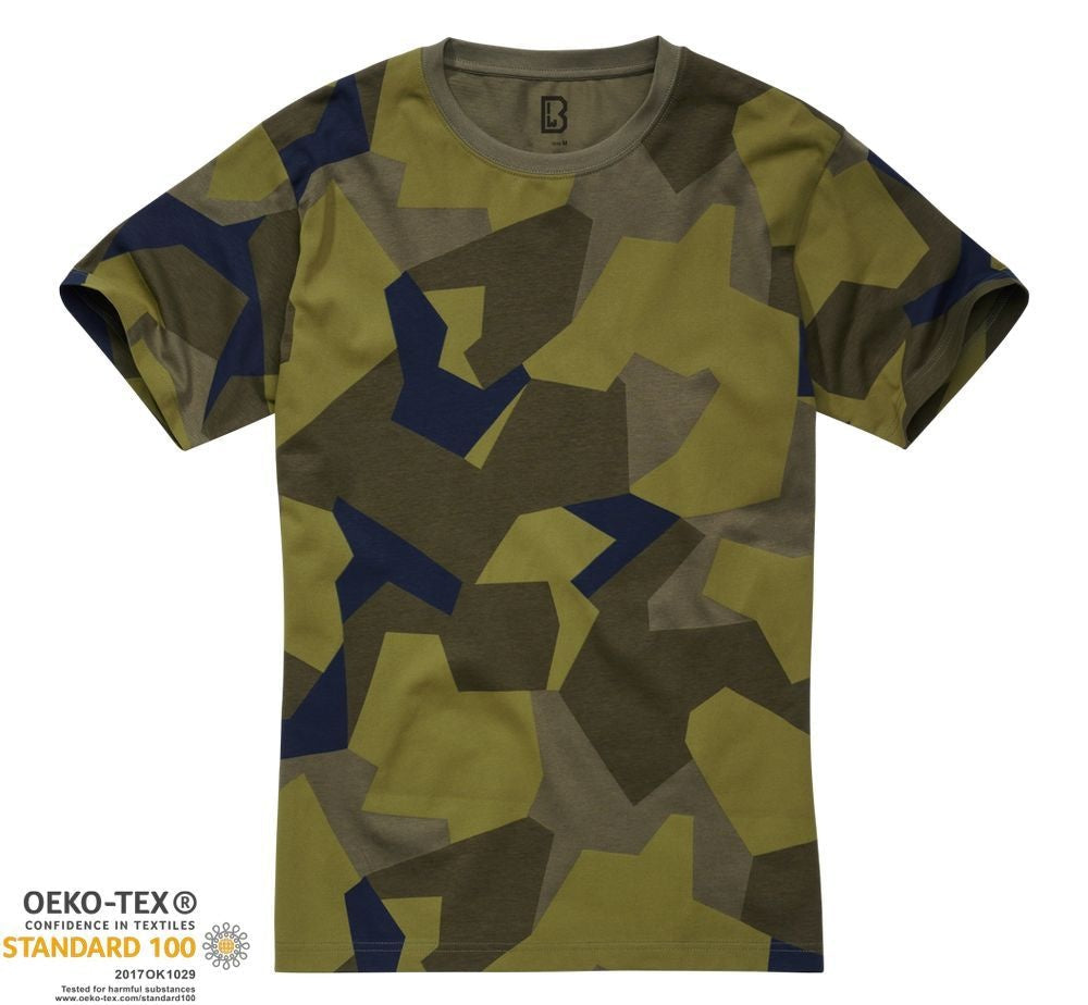 T-SHIRT BRANDIT 100% COTON - CAMO SUÉDOIS / SMALL - VÊTEMENTS - T-SHIRTS