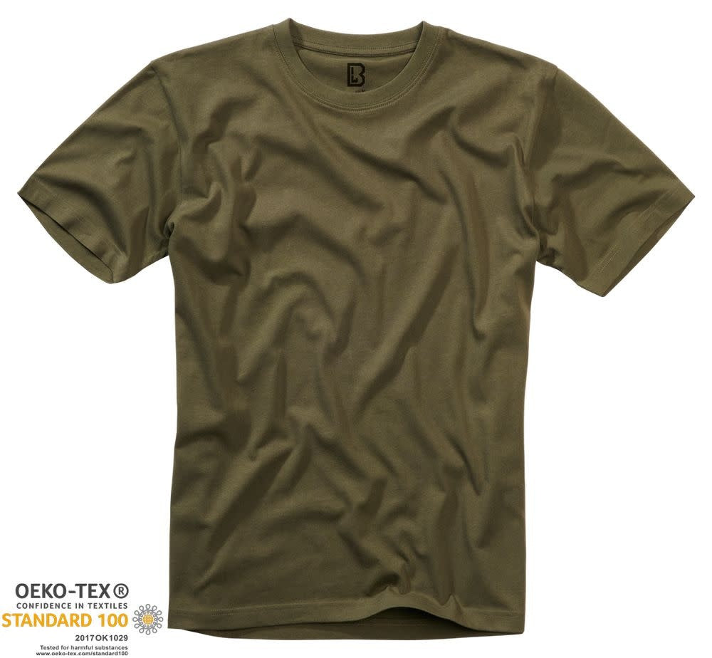 T-SHIRT BRANDIT 100% COTON - KAKI / 6X-LARGE - VÊTEMENTS - T-SHIRTS