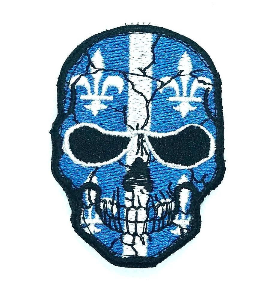 TÊTE DE MORT QUÉBEC COULEURS VARIÉES - ÉQUIPEMENT TACTIQUE - ÉCUSSONS ET INSIGNES