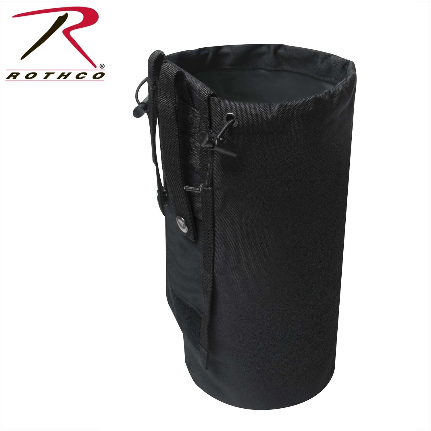 TRÈS GRANDE POCHETTE RONDE UTILITAIRE M.O.L.L.E. - NOIR - ÉQUIPEMENT TACTIQUE - POCHETTES MOLLE