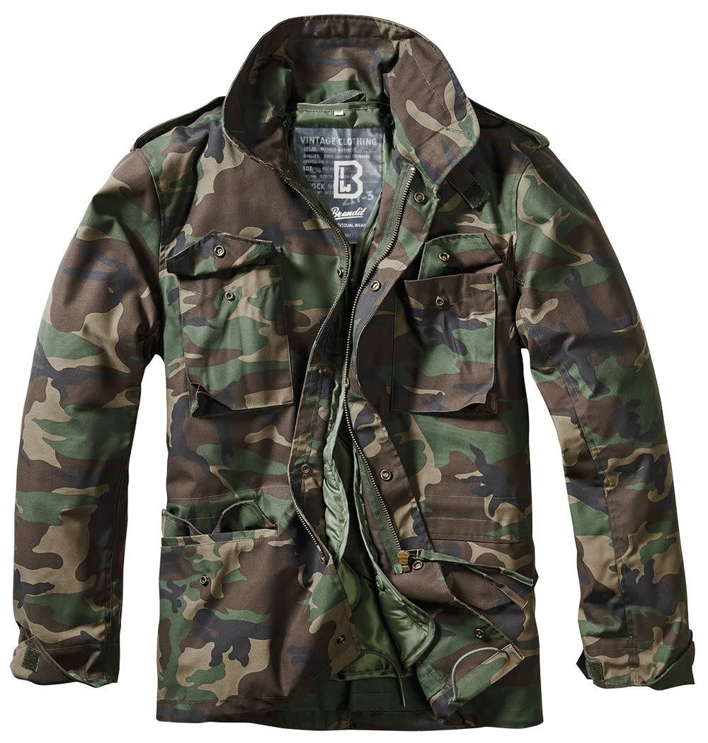 VESTE M-65 CLASSIQUE BRANDIT - CAMO VERT / SMALL - VÊTEMENTS - MANTEAUX ET VESTES
