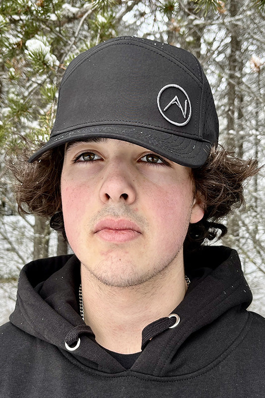 CASQUETTE NOIR LOGO GRIS NORTH BACKCOUNTRY