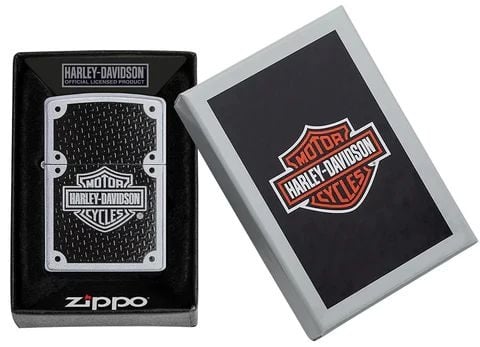 ZIPPO HARLEY-DAVIDSON FIBRE DE CARBON - PLEIN AIR CAMPING ET SURVIE - BRIQUETS