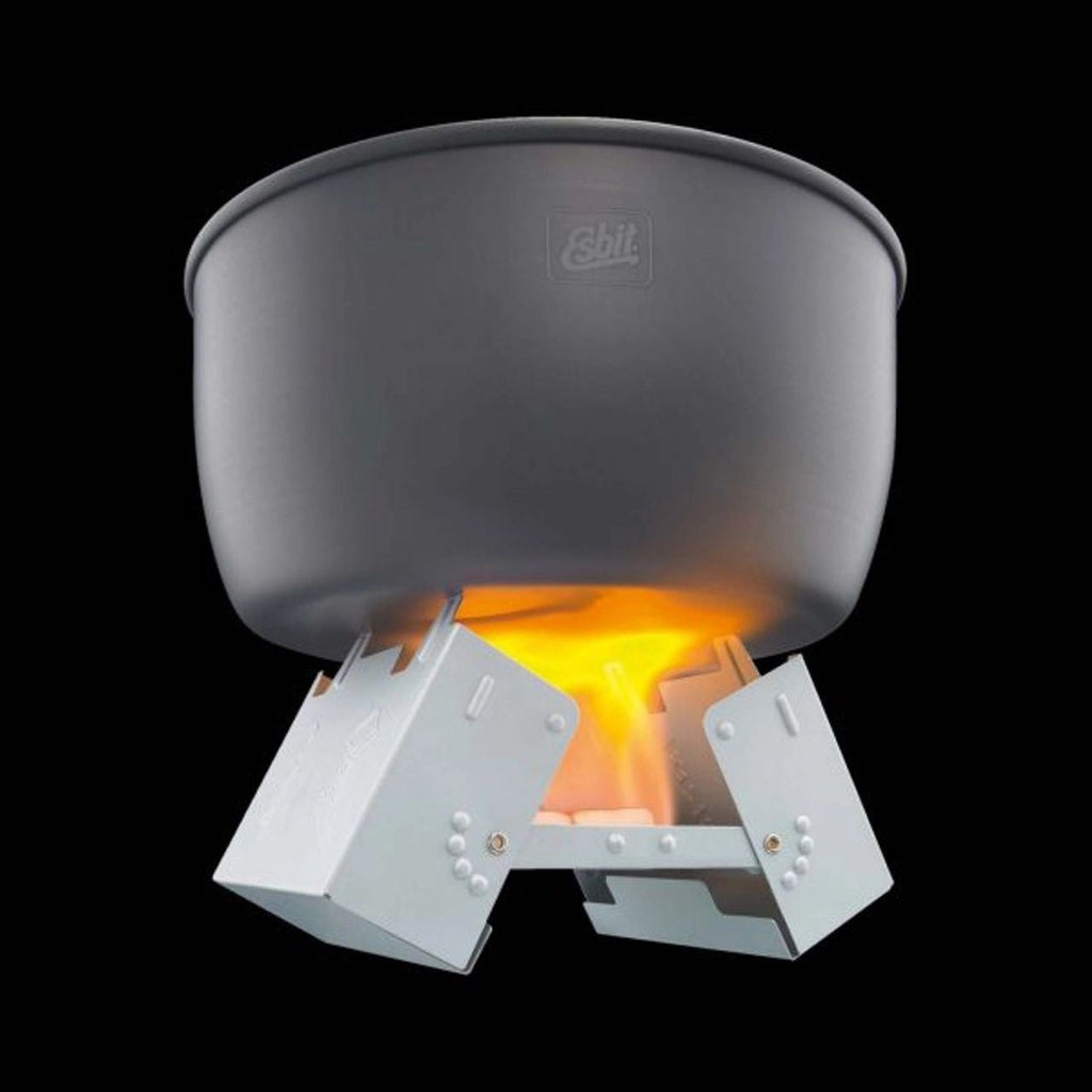 GRAND RÉCHAUD PORTATIF ET PLIABLE INCLUANT CARBURANT 12X14G ESBIT