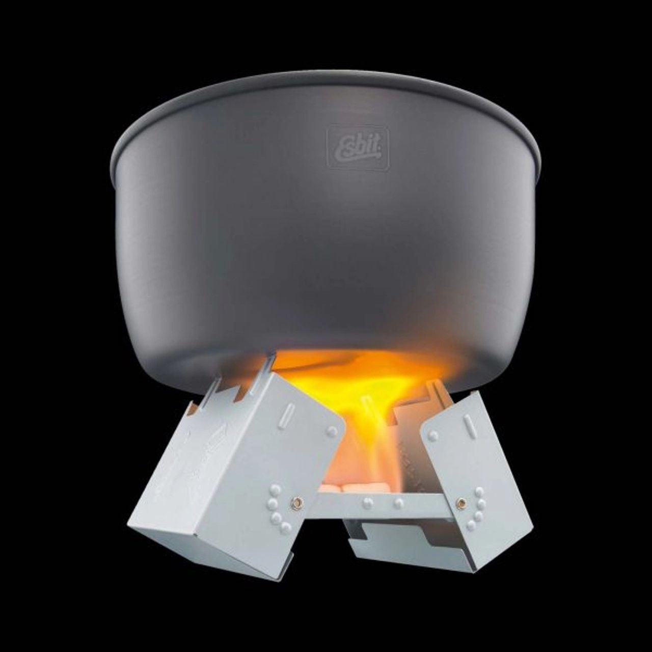 GRAND RÉCHAUD PORTATIF ET PLIABLE INCLUANT CARBURANT 12X14G ESBIT