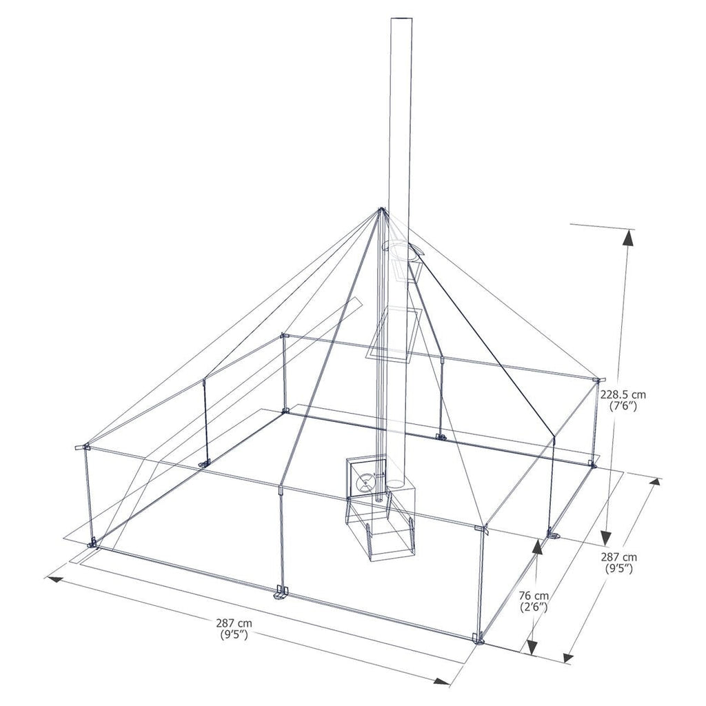 TENTE POUR TEMPS FROID ESKER CLASSIC 10X10