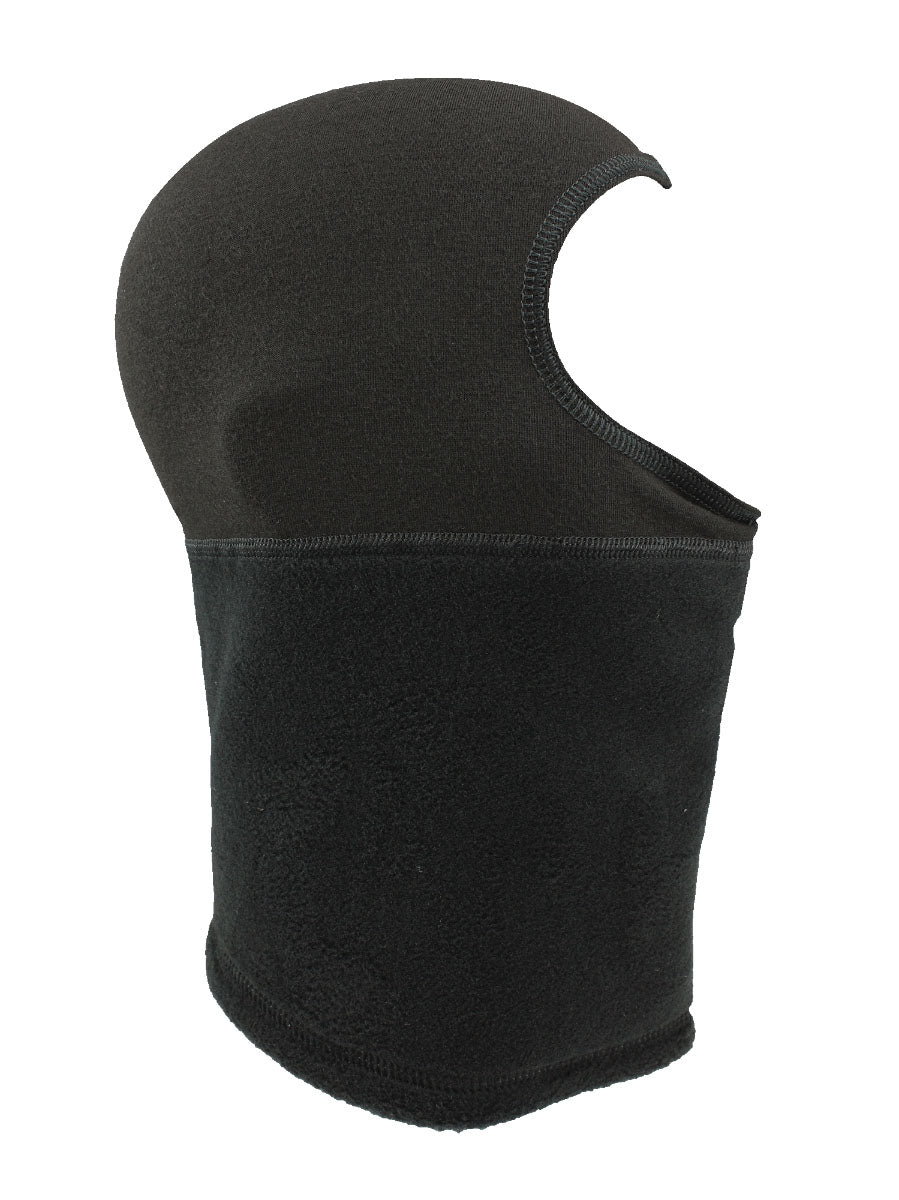 Cagoule Seirus Thick N Thin Headliner noire avec partie supérieure Thermax et cache-cou en polaire
