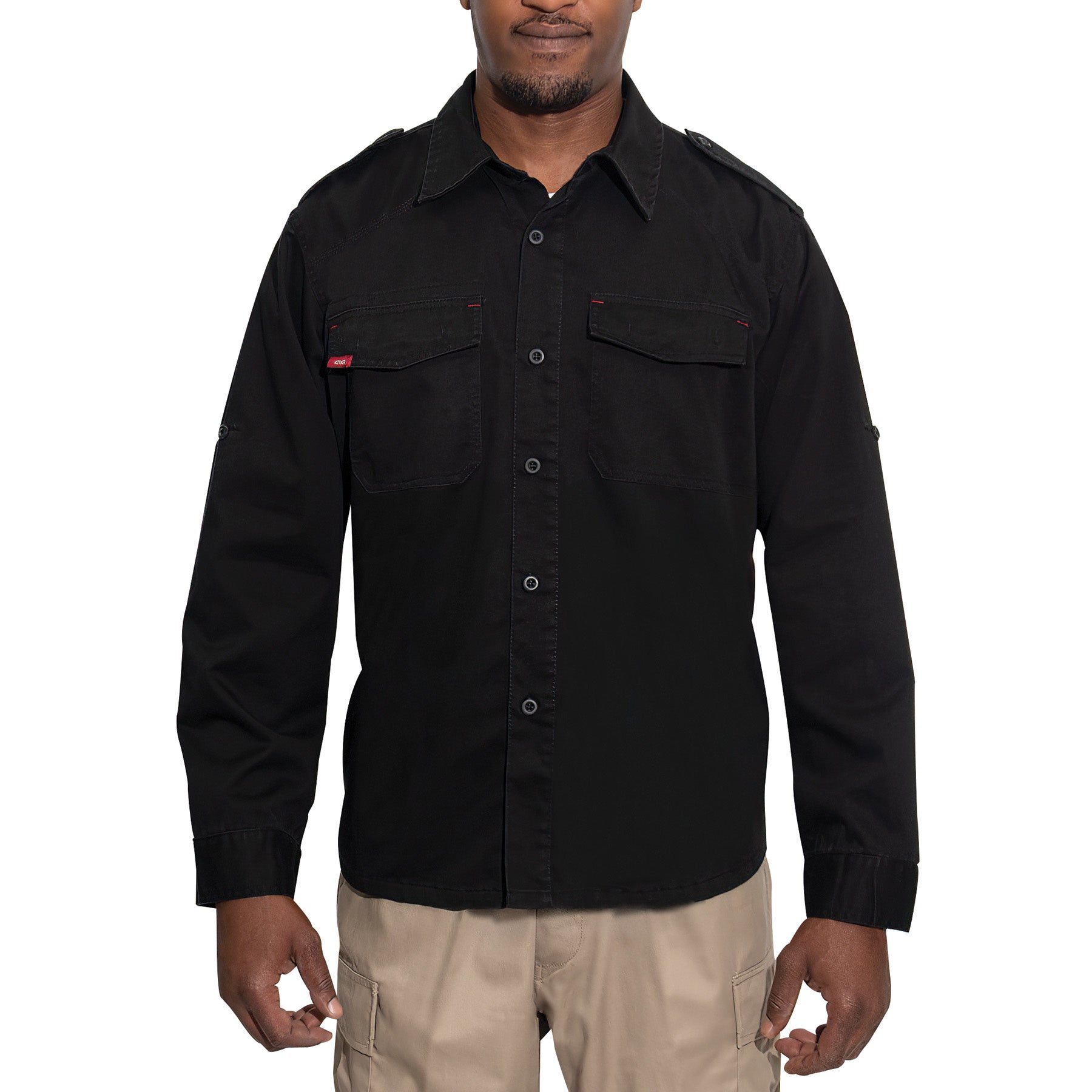 CHEMISE MILITAIRE AMÉRICAINE DE STYLE CLASSIQUE