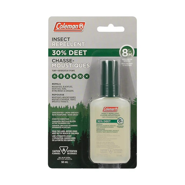 CHASSE-MOUSTIQUES LIQUIDE COLEMAN 30% DEET 50 ML
