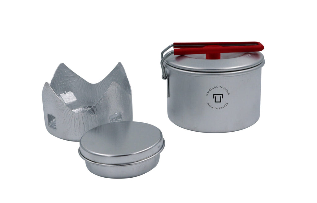 ENSEMBLE DE CUISSON AVEC BRÛLEUR POUR 1-2 PERSONNES TRANGIA MICRO LITE