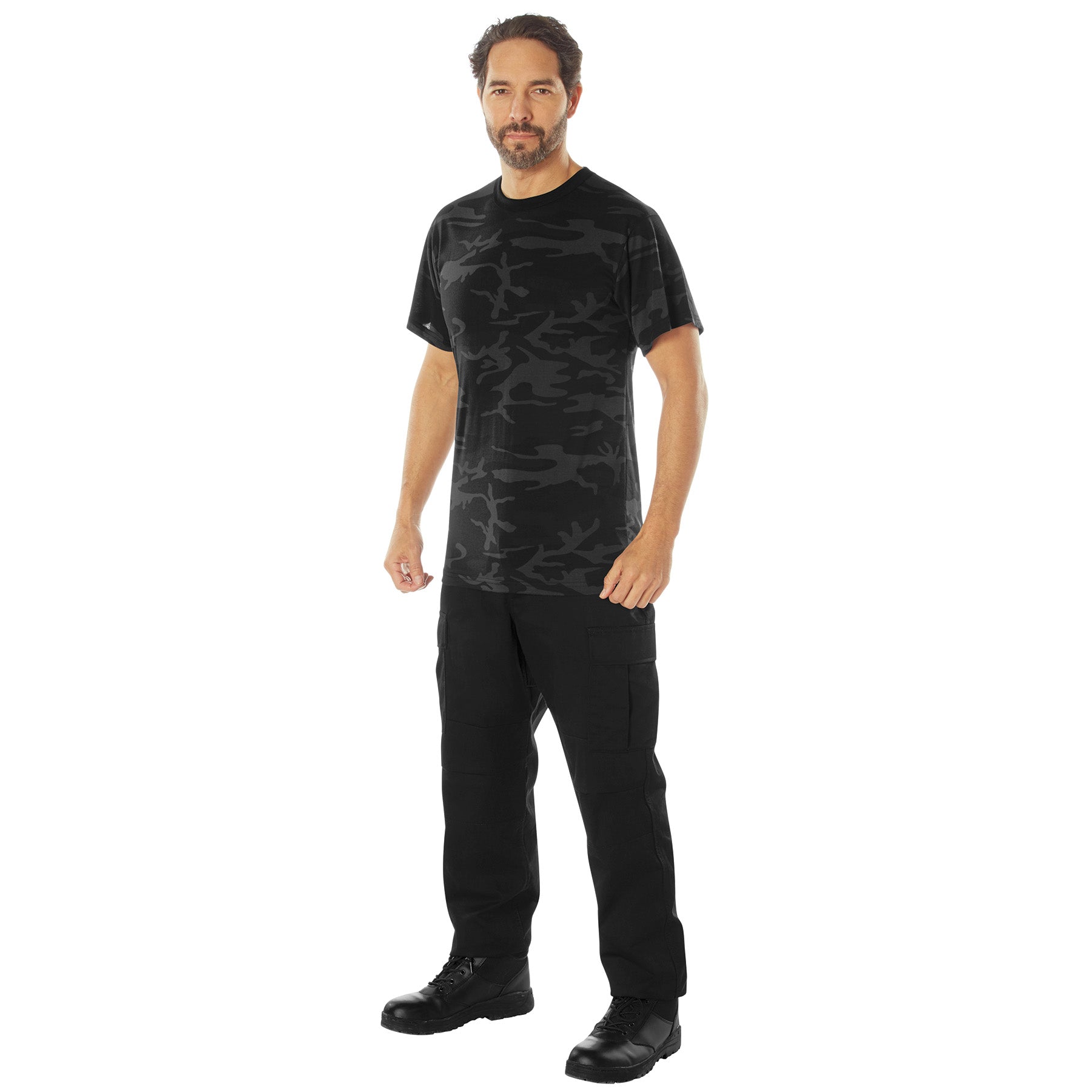 T-SHIRT ANTI-HUMIDITÉ CAMO DE MINUIT