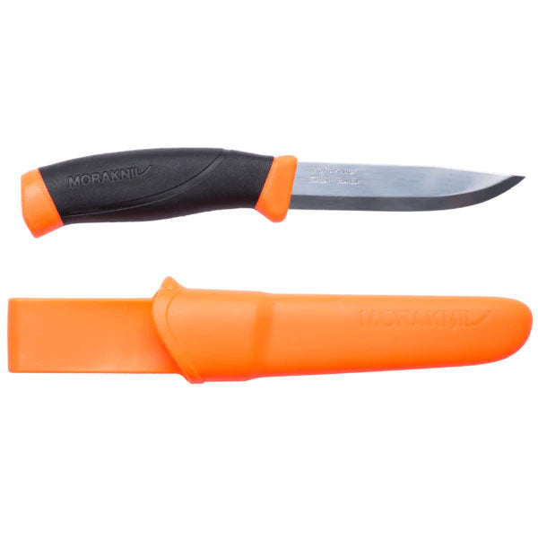 COUTEAU UTILITAIRE MORAKNIV COMPANION ORANGE - COUTEAUX ET OUTILS - COUTEAUX À LAME FIXE