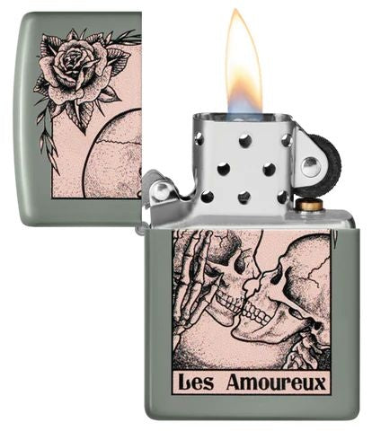 ZIPPO LES AMOUREUX BAISER DE LA MORT
