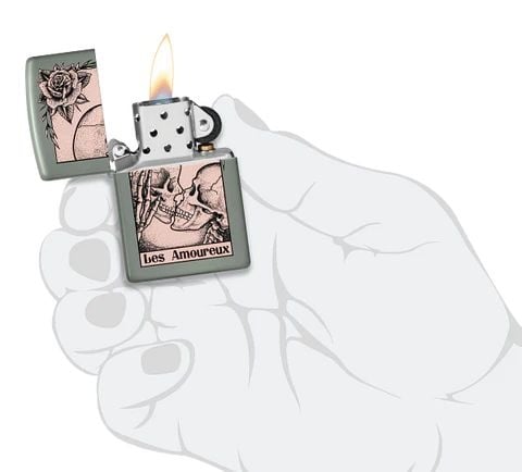 ZIPPO LES AMOUREUX BAISER DE LA MORT