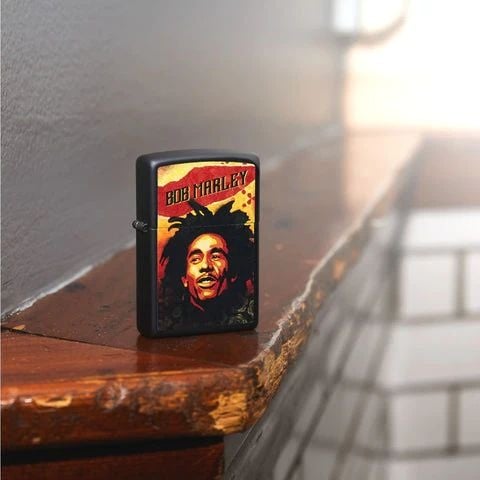 ZIPPO BOB MARLEY NOIR MÂT
