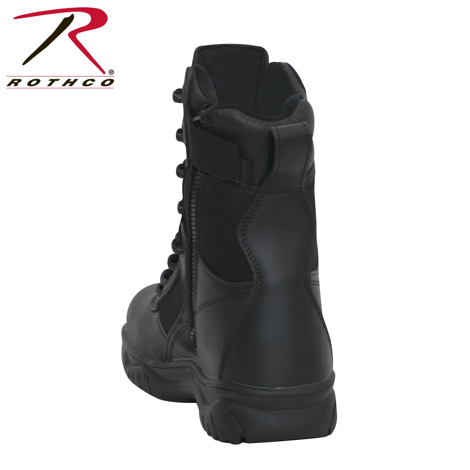 BOTTES TACTIQUES 8" FERMETURE ÉCLAIRE LATÉRALE