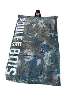 COUVERTURE DE TYPE DOUDOU CAMO POULE DES BOIS - PLEIN AIR CAMPING ET SURVIE - COUVERTURES ET ABRIS