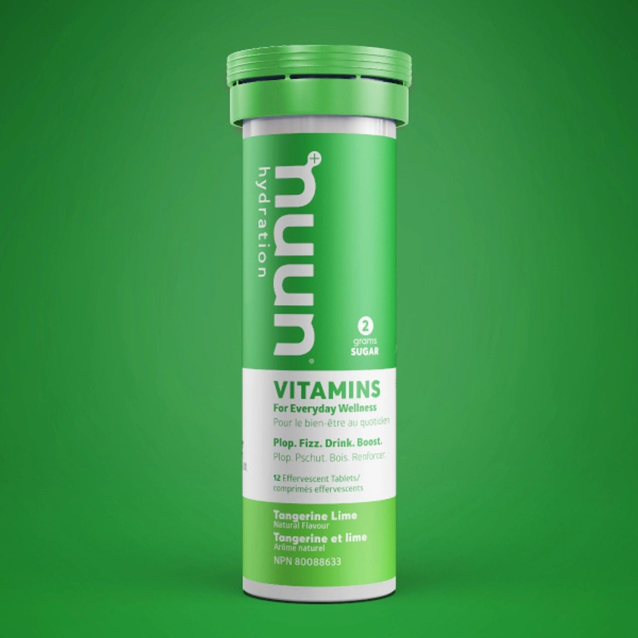 COMPRIMÉS NUUN - VITAMINES AVEC  OU SANS CAFÉINE