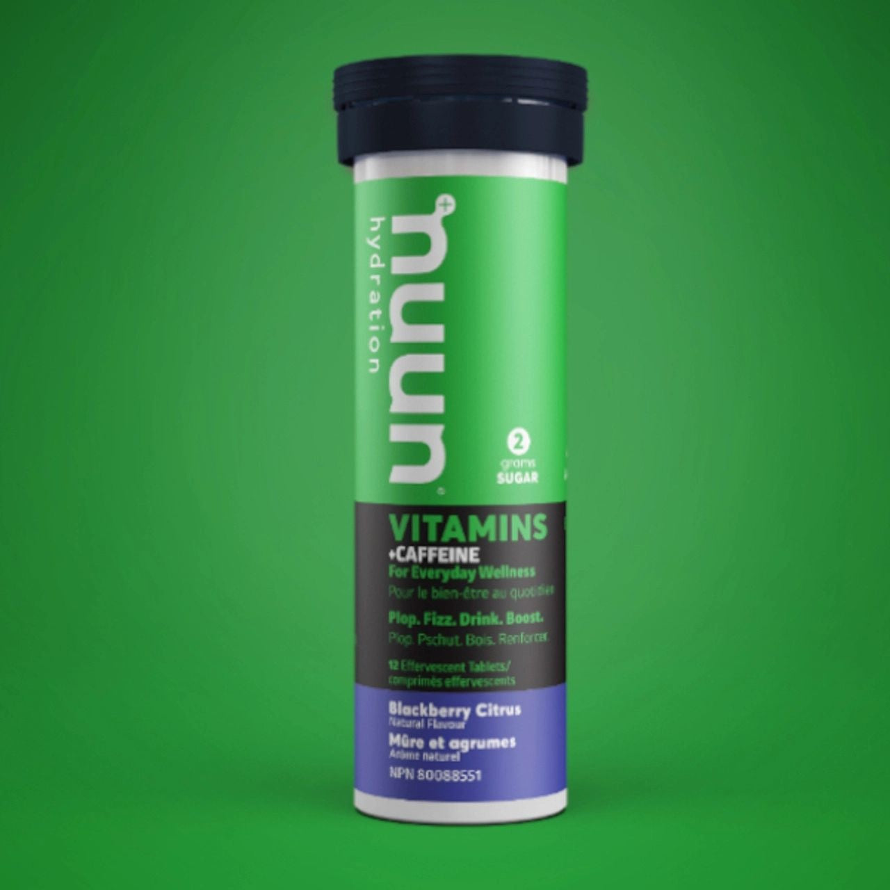 COMPRIMÉS NUUN - VITAMINES AVEC  OU SANS CAFÉINE