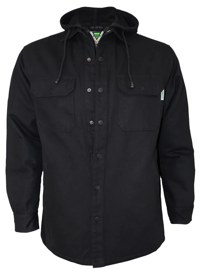 CHEMISE DE CANEVAS DOUBLÉE AVEC CAPUCHON 631CAD