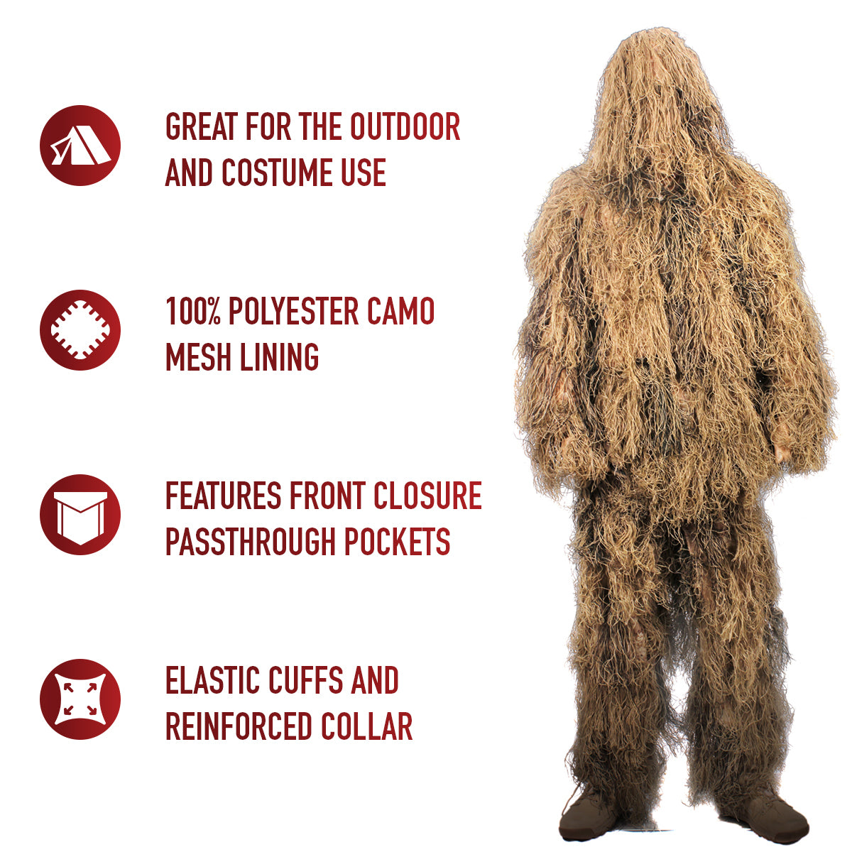 GHILLIE SUIT DESERT ENSEMBLE HAUT ET BAS