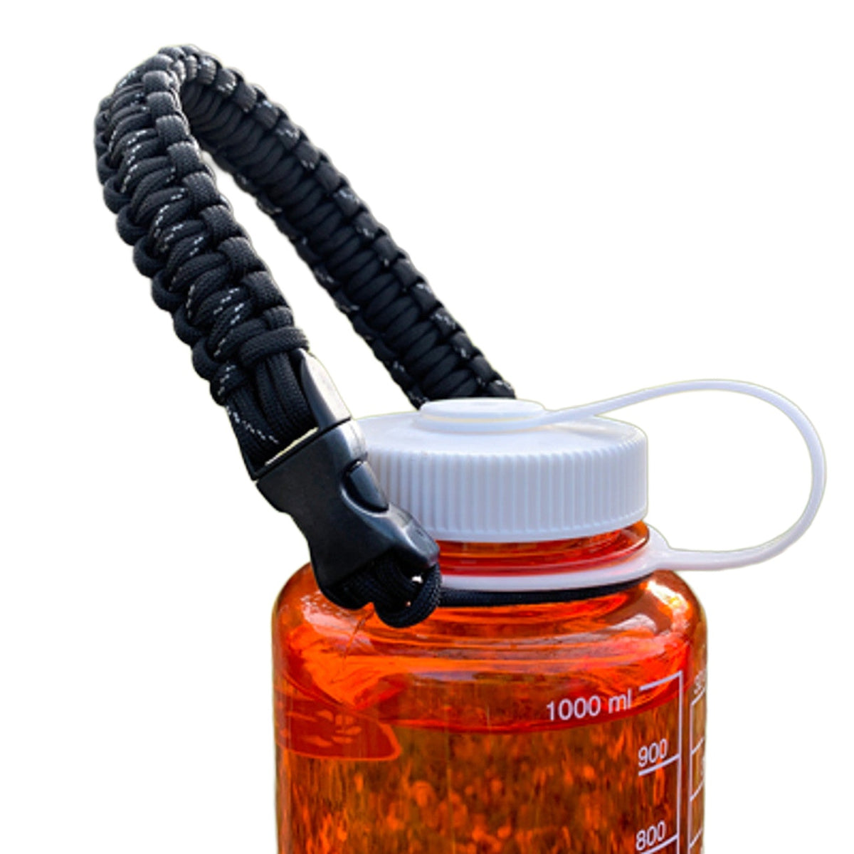 POIGNÉE EN PARACORDE POUR BOUTEILLE D’EAU NALGENE À GRAND GOULOT - PLEIN AIR CAMPING ET SURVIE - GOURDES
