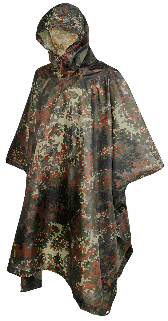BRANDIT FLECKTARN CAMO RIPSTOP PONCHO