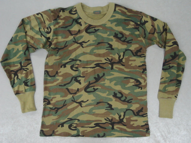 CHANDAIL CAMO VERT MANCHES LONGUES