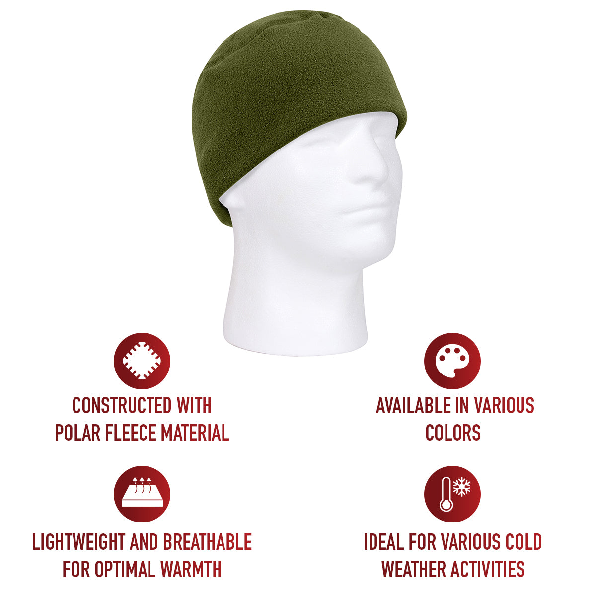 TUQUE EN POLAR EXTENSIBLE ET RESPIRANTE