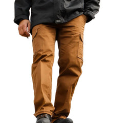 PANTALONS DE TRAVAIL CARGO EXTENSIBLES MODÈLE 011EX - TAN / 28 / 32 - VÊTEMENTS - PANTALONS DE TRAVAIL