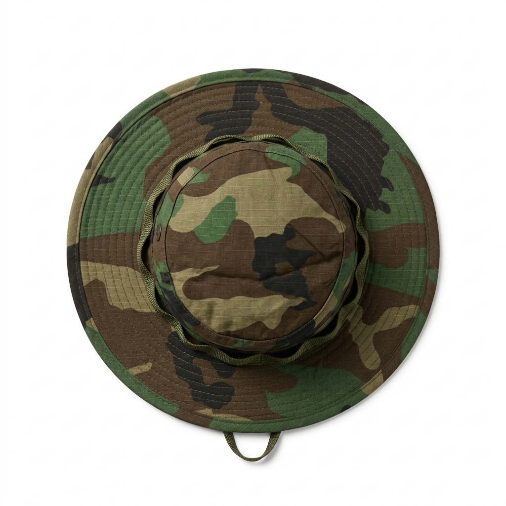 BOONIE HAT CAMO VERT AUTHENTIQUE USGI
